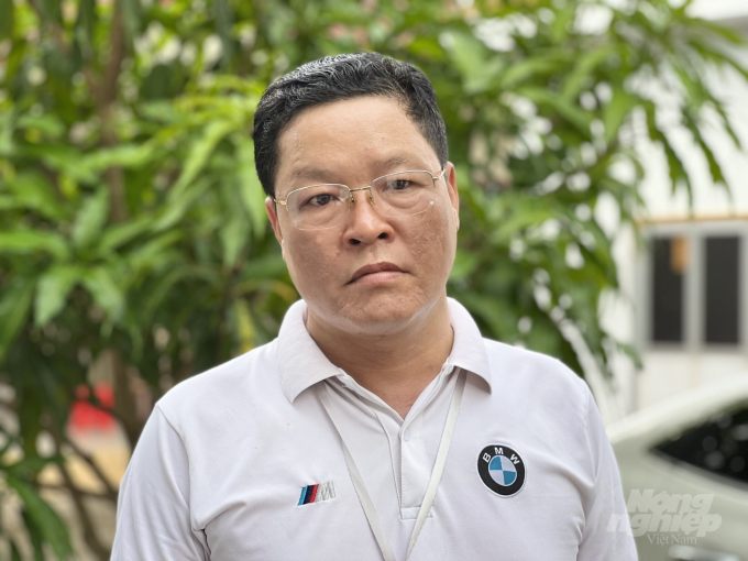 Ông Dương Chí Linh, Phó Trưởng phòng NN-PTNT huyện U Minh trao đổi với PV NNVN. Ảnh: Trọng Linh.