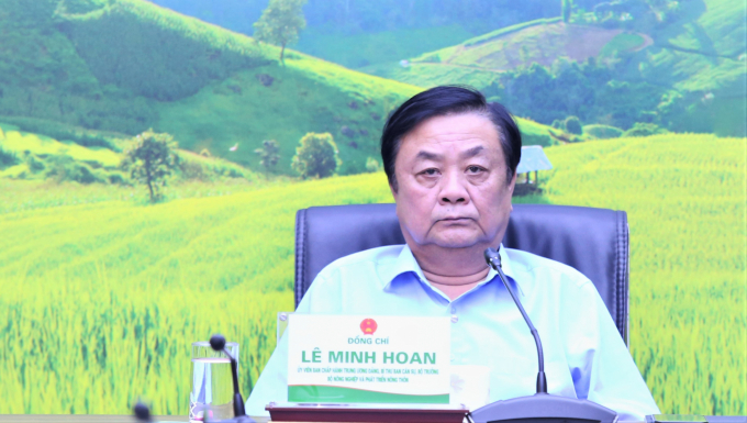 Bộ trưởng Bộ NN-PTNT Lê Minh Hoan. Ảnh: Minh Phúc.