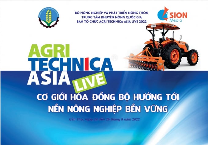 The Agritechnica Asia Live 2022 event will officially open at 9:30 a.m., August 25, 2022.  Photo: Kim Anh.