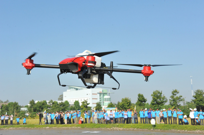 Mechanized equipment for agroproduction is currently increasing, reaching a relatively high rate. Photo: Le Hoang Vu.