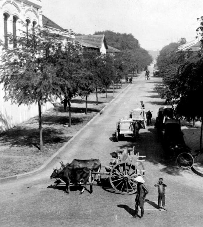 Đường phố Sài Gòn 1915. Ảnh