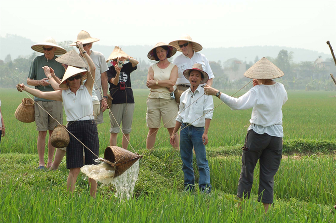 Developing rural tourism in association with digital transformation is one of the urgent tasks. Photo: Pham Hieu.