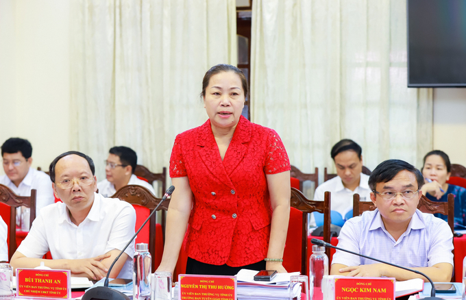 Ba Nguyen Thi Thu Huong truong BTG Tinh uy Nghe An