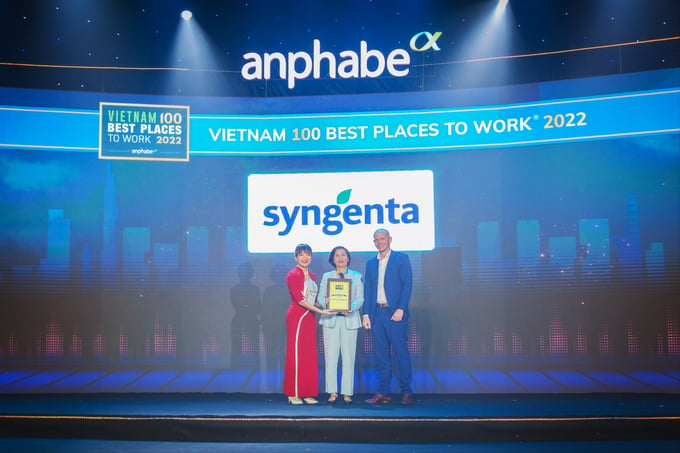 Ảnh 3_Syngenta vinh dự nhận giải thưởng Top 100 Nơi làm việc tốt nhất Việt Nam 2022
