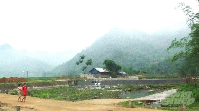 Đã có nhiều công trình thủy lợi trên địa bàn huyện Na Hang, tỉnh Tuyên Quang đầu tư lâu năm đã bị xuống cấp. Ảnh: Đào Thanh.