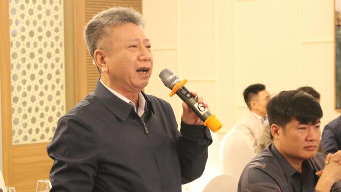Ông Phạm Văn Tuyển, Phó Giám đốc phụ trách kỹ thuật Công Ty Cổ phần Giống vật tư nông lâm nghiệp Tuyên Quang đề nghị các cơ quan quản lý sớm thống nhất chỉ đạo để doanh nghiệp thuận lợi sản xuất kinh doanh giống. Ảnh: Trung Quân.