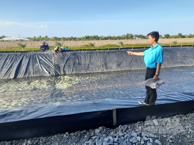 Mô thức mới nuôi tôm siêu thâm canh của một tập đoàn lớn tại Trà Vinh không phát thải khí nhà kính. Ảnh: Hồ Thảo