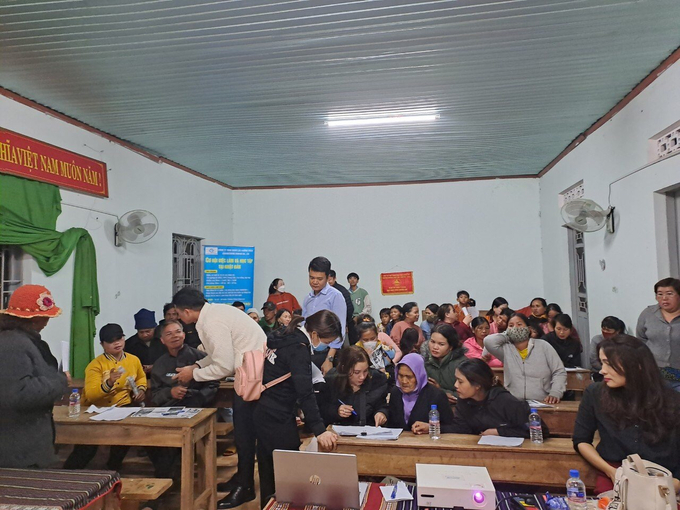Trung tâm Dịch vụ việc làm tỉnh Đắk Lắk tổ chức nhiều phiên tư vấn việc làm tại các huyện ngay sau tết nguyên đán. Ảnh: PV.