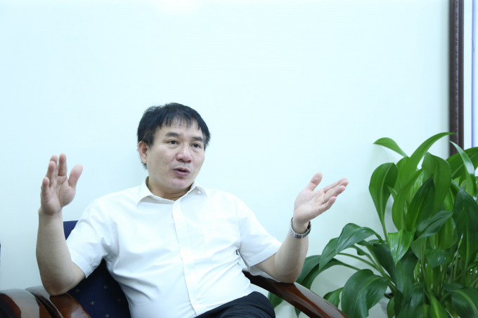 GS.TS Trần Đình Hòa, Phó Giám đốc Viện Khoa học Thủy lợi Việt Nam. Ảnh: Minh Phúc.
