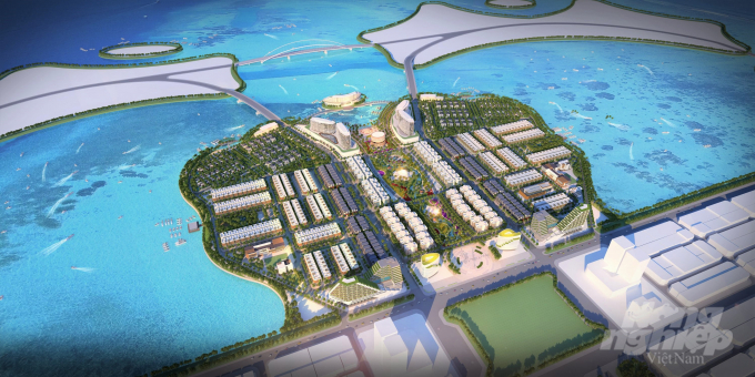 Dự án khu đô thị Phú Cường Hoàng Gia được xây dựng trên quy mô 68,68 ha, khi hoàn thành sẽ đáp ứng trên 2.000 sản phẩm gồm: nhà phố, shophouse, căn hộ, biệt thự. Ảnh: Trung Chánh.