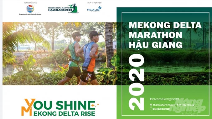 Giải Mekong Delta Marathon Hậu Giang 2020 tiếp tục cải tiến, bổ sung những hoạt động mới, phong phú và hấp dẫn hơn, với '3 kỳ vọng, 1 niềm tin'. Ảnh: Trung Chánh.