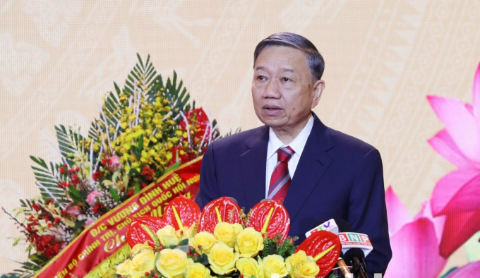 Đại tướng Tô Lâm, Ủy viên Bộ Chính trị, Bộ trưởng Bộ Công an. Ảnh: TL.