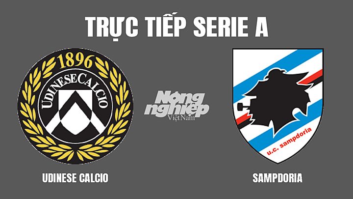 Trực tiếp bóng đá Serie A mùa giải 2021/2022 giữa Udinese vs Sampdoria hôm nay 5/3