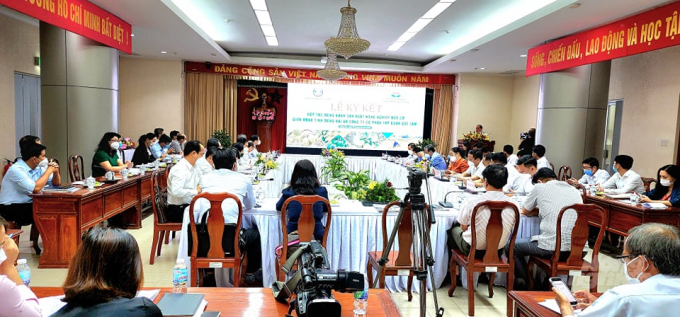 Cooperation signing ceremony between Dong Nai Provincial People's Committee and Que Lam Group Joint Stock Company. Photo: Minh Sang.