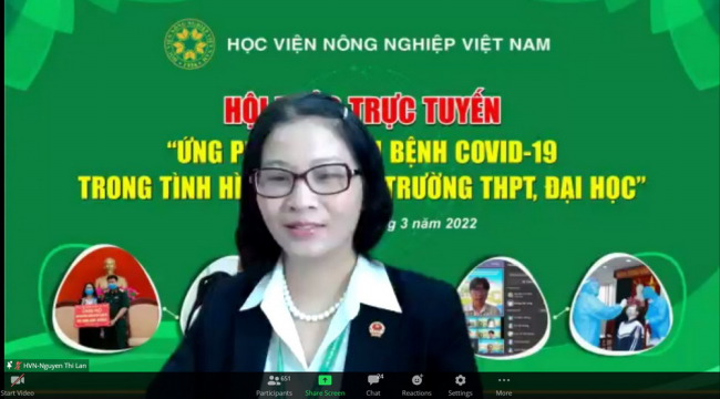 GS.TS Nguyễn Thị Lan phát biểu tại Hội thảo. Ảnh: HVNN.
