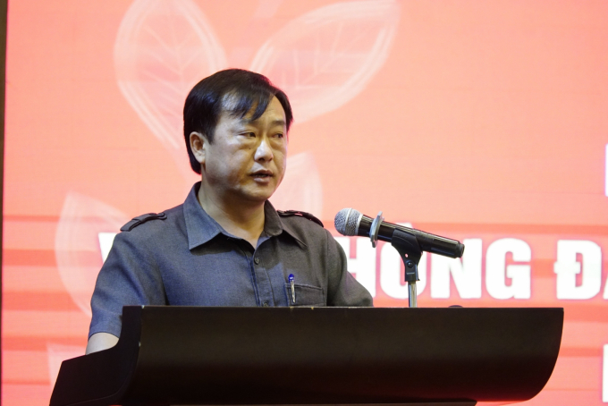Ông Vừ A Bằng - Phó Chủ tịch UBND tỉnh Điện Biên phát biểu tại buổi lễ.