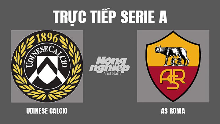 Trực tiếp bóng đá Serie A mùa giải 2021/2022 giữa Udinese vs AS Roma ngày 14/3