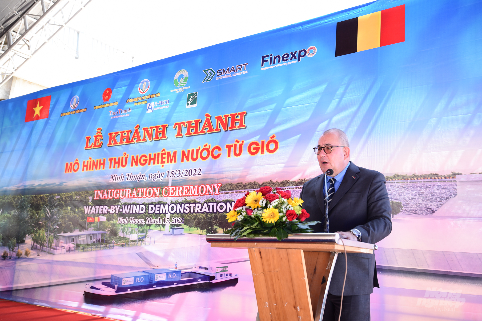 Belgian Ambassador to Vietnam Paul Jansen said that a series of projects related to climate change adaptation funded by the Belgian Government in Vietnam will be implemented in the near future. Photo: Tung Dinh.