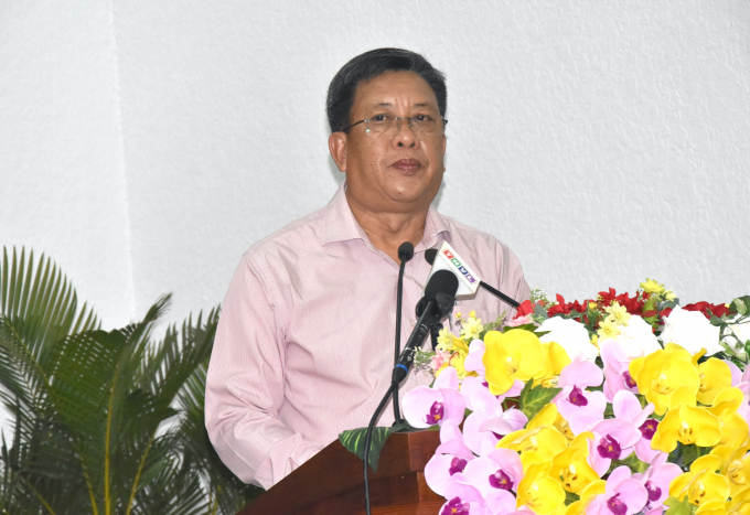 Le Thanh Tung, Deputy Director of the Department of Crop Production, said that the winter-spring crop 2021-2022 faces three major challenges. Photo: Minh Dam.