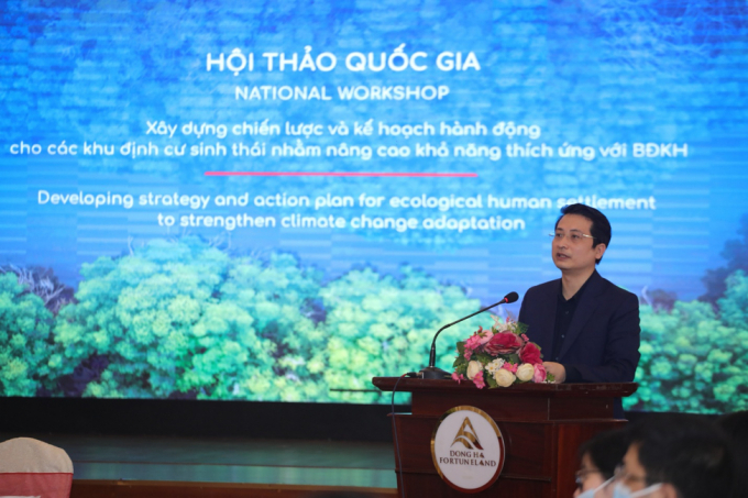 Ông Phan Tuấn Hùng – Vụ trưởng vụ Pháp chế - Phó giám đốc dự án khai mạc hội thảo.