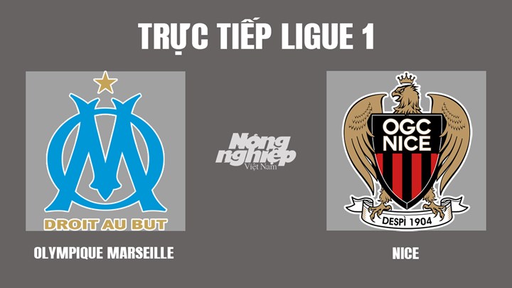 Trực tiếp bóng đá Ligue 1 giữa Marseille vs Nice hôm nay 21/3/2022