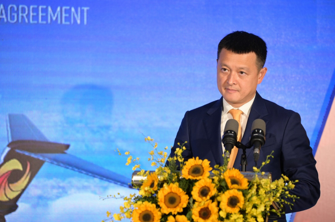 Ông Đặng Minh Trường - Chủ tịch HĐQT Sun Group phát biểu tại Lễ ký kết.