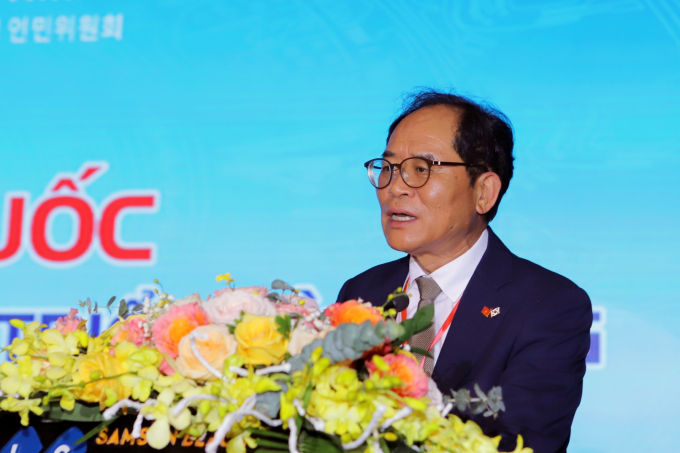 Ngài Park Noh-wan, Đại sứ Hàn Quốc tại Việt Nam cho rằng, Thanh Hóa là tỉnh có nhiều tiềm năng, có sức thu hút với các nhà đầu tư Hàn Quốc. Ảnh: TT.