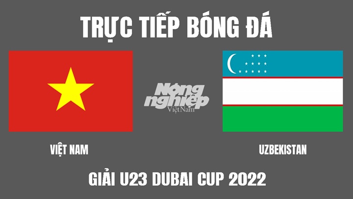 Trực tiếp bóng đá U23 Dubai Cup 2022 giữa Việt Nam vs Uzbekistan hôm nay 29/3/2022