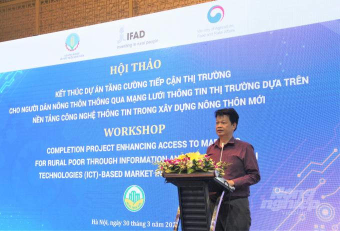 Ông Trần Nhật Lam nhận định,  sau hơn 2 năm triển khai, Dự án ICT đã đạt được những mục tiêu, kết quả đáng mong đợi. Ảnh: Phạm Hiếu.