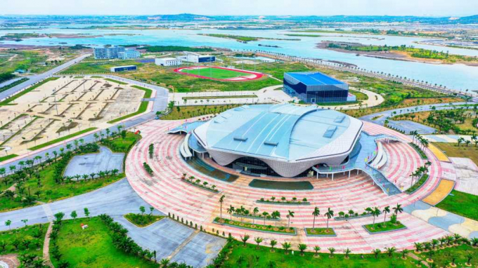 Nhà thi đấu 5.000 chỗ (Phường Đại Yên, TP Hạ Long) dự kiến là nơi diễn ra Lễ Khai mạc Đại hội Thể thao toàn quốc lần thứ IX năm 2022.