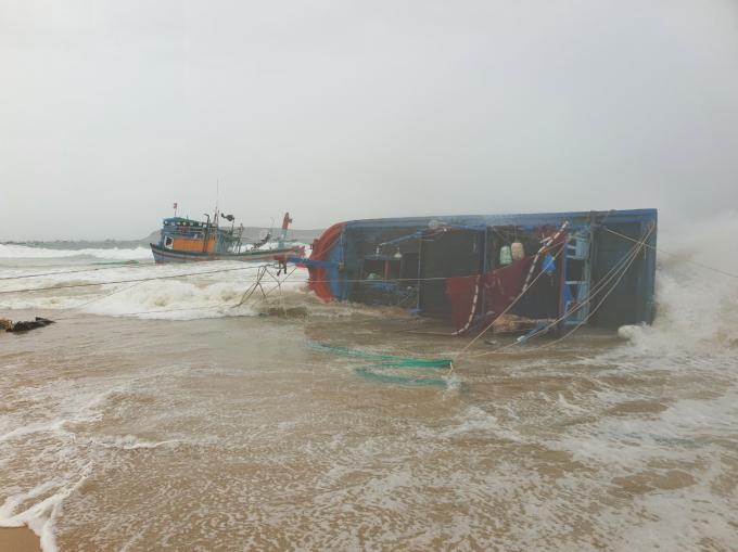 Ban Chỉ huy Phòng chống thiên tai - Tìm kiếm cứu nạn tỉnh Phú Yên yêu cầu các địa phương chủ động ứng phó đợt mưa lớn, gió mạnh tiếp tục xảy ra từ ngày 3-6/4. Ảnh: T.Th