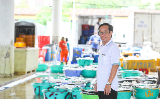 Ông Huỳnh Ngọc Diệp, Chủ tịch HĐQT, Giám đốc điều hành Công ty cổ phần Thuỷ sản 584 Nha Trang.