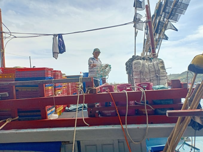 Các chủ tàu cá ở Khánh Hòa hiện đang khốn đốn vì không kiếm ra lao động đi biển. Ảnh: K.S.