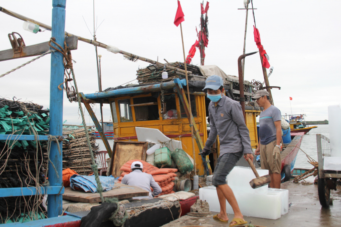 Lao động nghề biển thiếu chuyên nghiệp khiến hiệu quả đánh bắt của tàu cá kém đi. Ảnh: L.K.