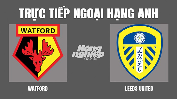 Trực tiếp bóng đá Ngoại hạng Anh giữa Watford vs Leeds United hôm nay 9/4/2022