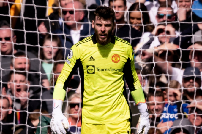 David De Gea thất vọng với các đồng đội. Ảnh: Dailymail.