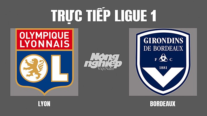 Trực tiếp bóng đá Ligue 1 giữa Lyon vs Bordeaux hôm nay 17/4/2022