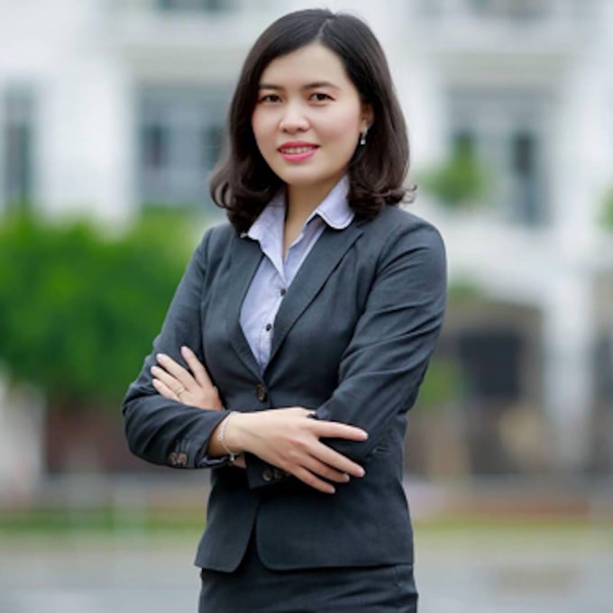 Chị Trần Thị Thùy Dương, Giám đốc Kinh Doanh, Công ty CP Chứng khoán SSI. Ảnh: Đỗ Hưng.