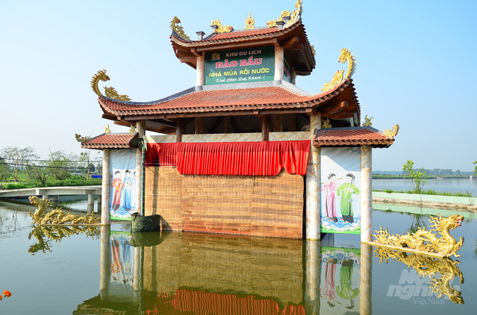 Water puppet area. Photo: Duong Dinh Tuong.