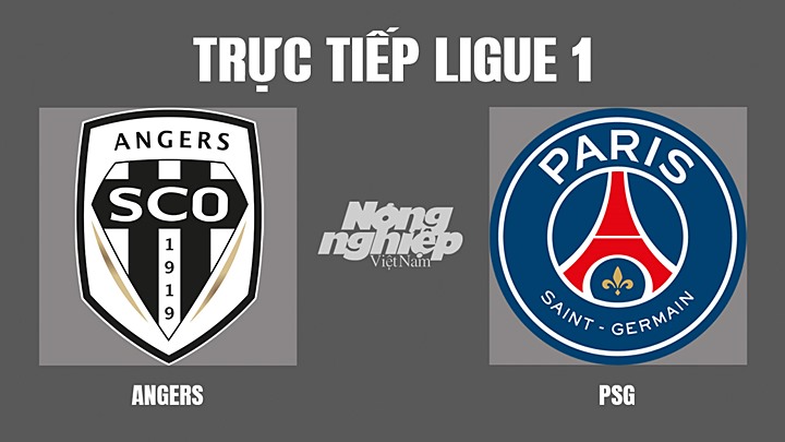 Trực tiếp bóng đá Ligue 1 giữa Angers vs PSG hôm nay 21/4/2022