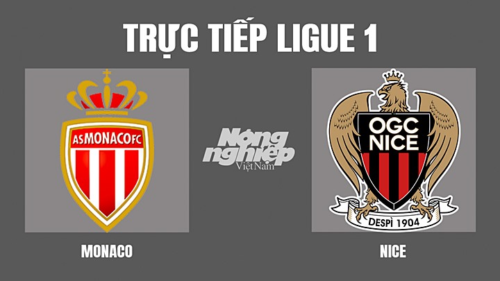 Trực tiếp bóng đá Ligue 1 giữa Monaco vs Nice ngày 21/4/2022