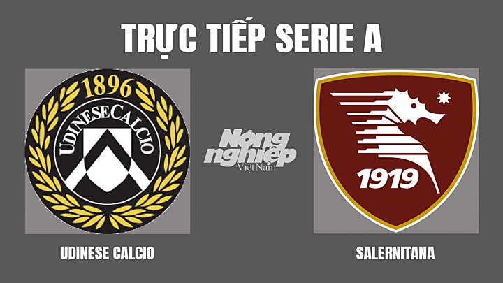 Trực tiếp bóng đá Serie A mùa giải 2021/2022 giữa Udinese vs Salernitana hôm nay 20/4