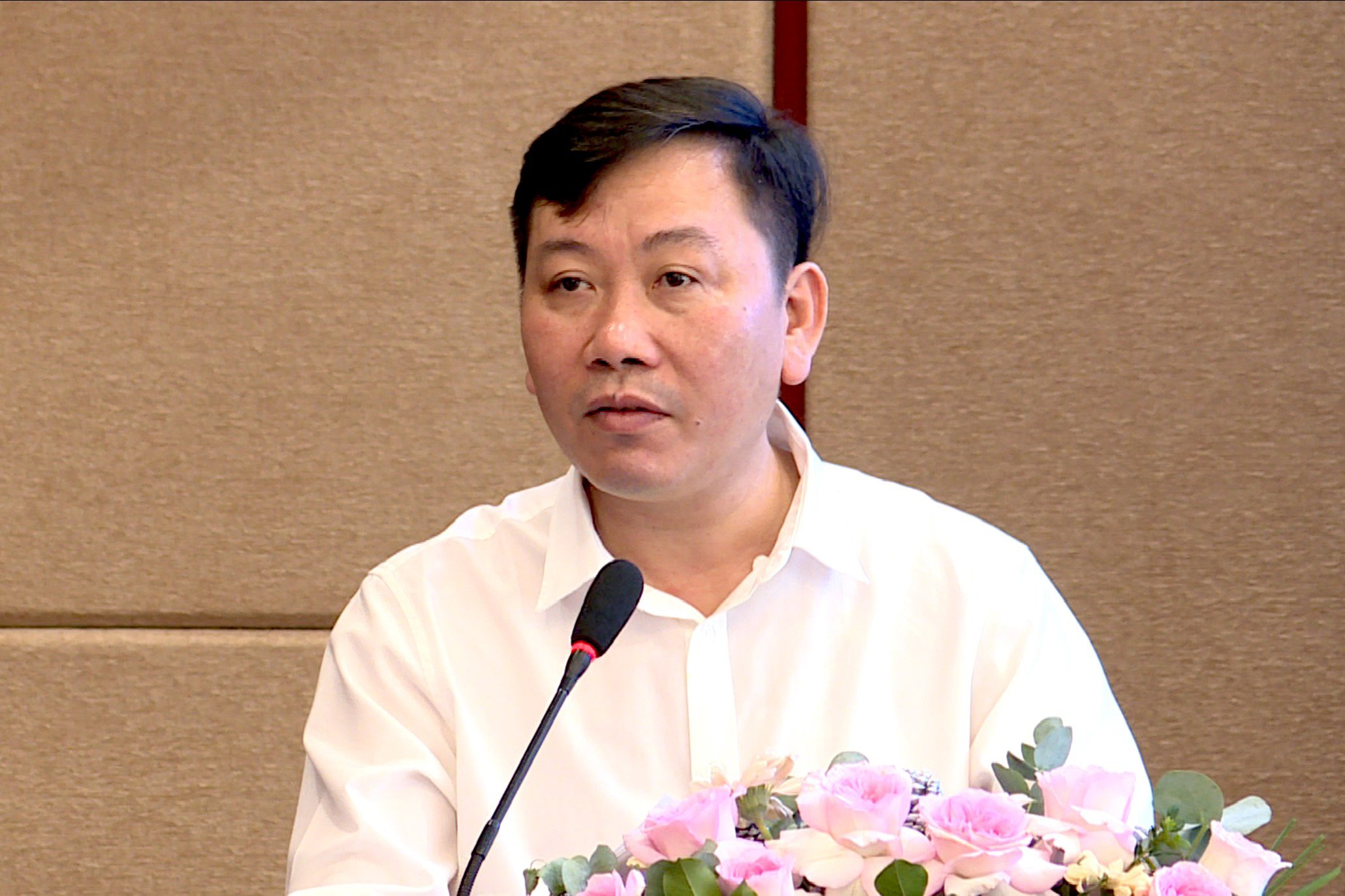 Ông Nguyễn Đỗ Anh Tuấn, Vụ trưởng Vụ Hợp tác quốc tế, Bộ NN-PTNT phát biểu tại diễn đàn.