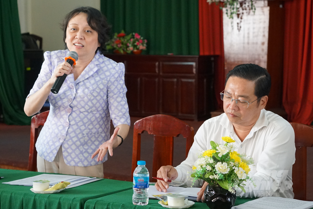 Bà Phạm Khánh Phong Lan, Trưởng ban BQL ATTP TP.HCM. Ảnh: Nguyễn Thủy.