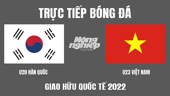 Trực tiếp bóng đá Giao hữu giữa U23 Việt Nam vs U20 Hàn Quốc hôm nay 22/4/2022