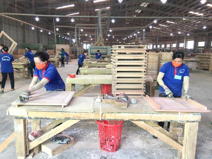 Ngành chế biến gỗ xuất khẩu của Việt Nam lệ thuộc lớn vào nguồn gỗ nguyên liệu nhập khẩu. Ảnh: Lê Khánh.