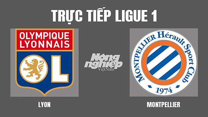 Trực tiếp bóng đá Ligue 1 giữa Lyon vs Montpellier hôm nay 23/4/2022