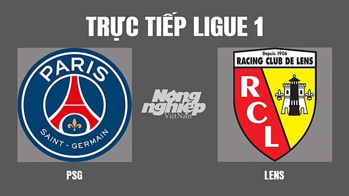 Trực tiếp bóng đá Ligue 1 giữa PSG vs Lens hôm nay 24/4/2022