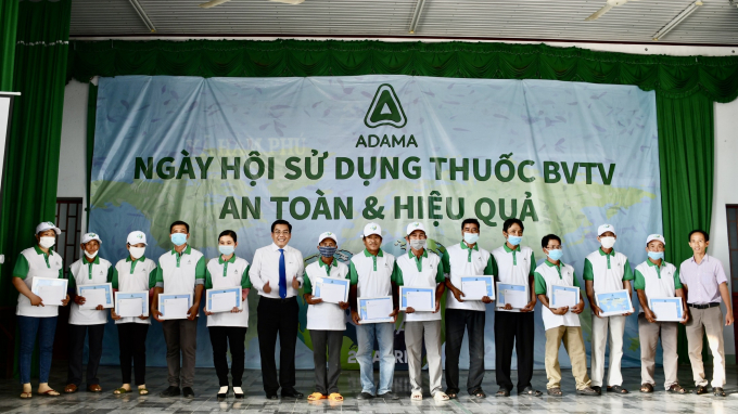 Sự kiện 'Ngày hội sử dụng thuốc bảo vệ thực vật an toàn và hiệu quả' tại xã Hàm Phú, huyện Hàm Thuận Bắc, tỉnh Bình Thuận.