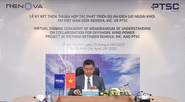 Ông Lê Mạnh Cường, Tổng Giám đốc PTSC tại lễ ký kết.
